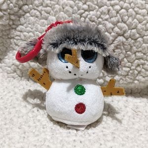 💖$3 ADD-ON Buttons the Snowman Clip On - Beanie Boos